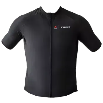 cyklistický dres Trek Pánský cyklistický dres Santini - Elementstore Černý - L