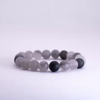 Náramek Náramek z minerálů - Zmatnělý Křemen