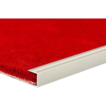 Podlahová lišta Profilteam D-63 ukončovací lišta pro podlahy 7 - 9 mm, 12x2700 Inox E71