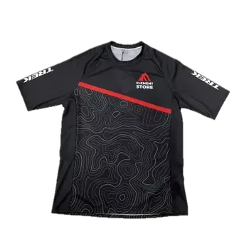 cyklistický dres Trek Pánský MTB dres s krátkým rukávem - Elementstore Černý - XL