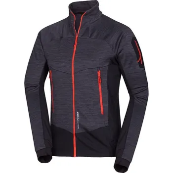 Pánská mikina Pánská fleecová hybridní mikina Northfinder SAMMY Gray/Black MI-3826OR-315 25/26