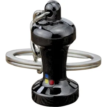 Coffea černý tamper přívěsek na klíče