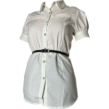 Dámská košile Dámská bavlněná košile bílá 972 Velikost: L