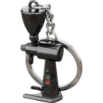 Coffea černý mlýnek na kávu přívěsek na klíče