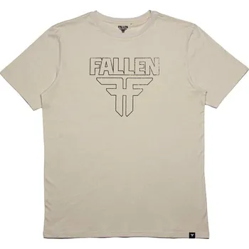 Pánské tričko Fallen Triko Fallen, Insignia Tee ivory/green 2025 Velikost: M