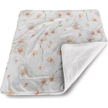 deka Sablio Dětská deka pro miminko Bílá orchidej - 80x100 cm