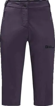 Dámské kalhoty Dámské turistické 3/4 kalhoty Jack Wolfskin ACTIVATE LIGHT 3/4 34 Fialová