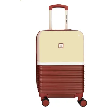 Enrico Benetti Princetown 21000-55 cestovní kufr bordeaux-pink