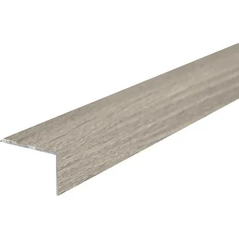 Podlahová lišta Profilteam schodová lišta samolepící 45x27x1200 Dub šedý H61