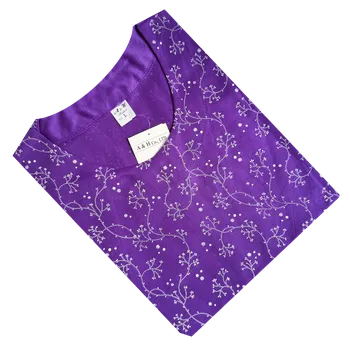 Dámské šaty C-Lemon Dámská zahradní oblečení - AH01 Barva: Fialová, Velikost: 3XL