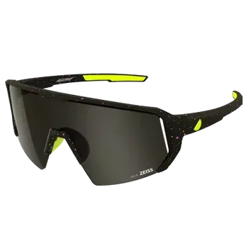 cyklistické brýle Melon Optics Melon Alleycat - Yellow Paint Splat / Neon Yellow / Smoke