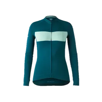 cyklistický dres Trek Dámský dres s dlouhým rukávem Circuit LTD﻿, tyrkysová - S