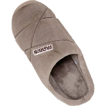 Pánská obuv GiNo Pánské chlupaté pantofle Barva: Hnědá, Velikost: 44-45