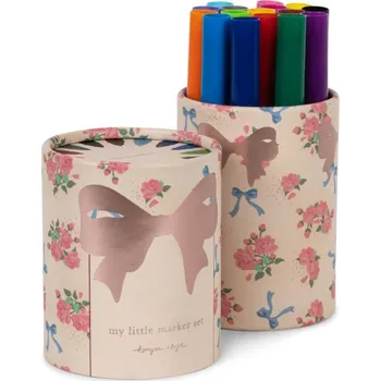 Fixy se stojánkem "My Little Marker Set Flower" Konges Sløjd