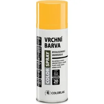 Barva ve spreji Colorspray vrchní barva žlutá lest 400ml panter