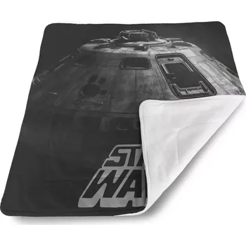 deka Sablio Dětská deka pro miminko Star Wars Vesmírná loď - 80x100 cm