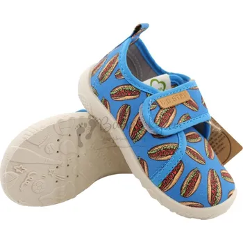 Chlapecké sandály Barefoot plátěnky D.D.Step C086-51576A Bermuda blue - vel. 29