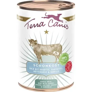 Krmivo pro psa Terra Canis konzerva První pomoc při průjmu telecí s mrkví 400 g