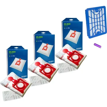 Filtr do vysavače Worwo ZELMER JUPITER ZVC425HT ZVC425SP 12ks + filtr HEPA 13 + Dárek