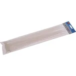 Festa Pásky vázací stahovací 400 x 4,8 mm, pevnost v tahu 22 kg, bílé (balení 50 ks), 23864