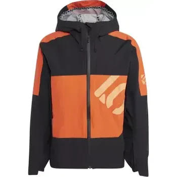Cyklistická bunda Five Ten Bunda na kolo FiveTen RAIN JKT Black/Orange - M