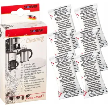 Příslušenství pro přípravu kávy Scanpart Odvápňovací tablety 6 x 15 g + Dárek