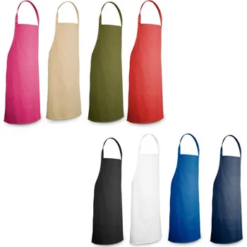 Kuchyňská zástěra CUMIN. Bavlněná keprová zástěra (180 g/m²) 5 bez potisku bez potisku