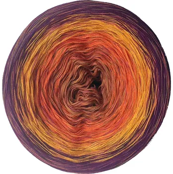 Příze Duhové klubko Crazzy6 Délka návinu/Hmotnost: 1000 m/192 g