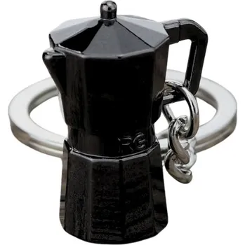 Coffea černá moka konvička přívěsek na klíče