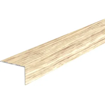 Podlahová lišta Profilteam schodová lišta samolepící 45x27x1200 Dub bílý P26