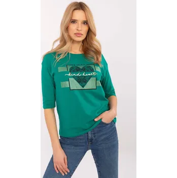 Dámská halenka Dámská casual halenka s potiskem - 3/4 rukáv - Factory Price, s