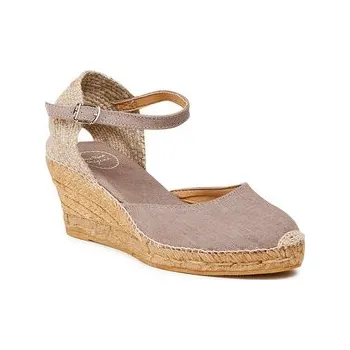 Dámské polobotky Espadrilky Toni Pons Caldes Hnědá 39