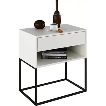 Noční stolek Noční stolek ARTI TYP 2, bílá - SLEVA 3% s kodem radost25