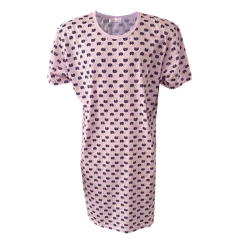 Dámské noční prádlo Numberoplus Dámská noční košile s krátkým rukávem - Valerie Dream DP-2357 Barva: Fialová, Velikost: XL