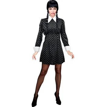 Karnevalový kostým Dámské šaty Wednesday Velikost: L