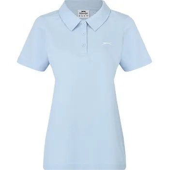 Dámské tričko Slazenger Pique Polo Womens Baby Blue 10 (38)