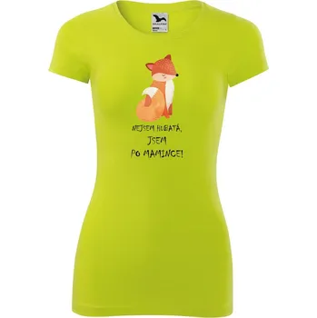 Dámské tričko DOBRÝ TRIKO Dámské tričko Liška Velikost: 2XL, Barva: Limetková