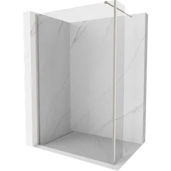 Mexen Kioto sprchová stěna Walk-in 180 x 40 cm, transparentní, kartáčovaný nikl - 800-180-212-97-00-040 Sprchové stěny