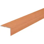 Profilteam schodová lišta samolepící 45x27x2700 Třešeň P23