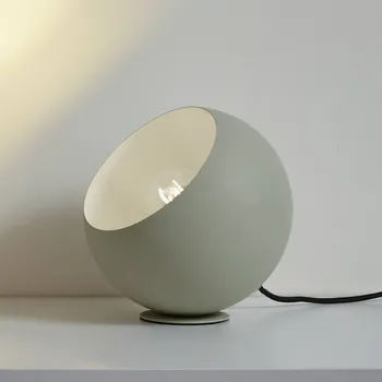 Svítidlo Stolní lampa Lindby Solomia, zelená, železo, Ø 20 cm - Základna - Ø 8,5 cm, výška 0,4 cm; délka kabelu 152 cm ledově zelená 1 x 15 W LED - Doprava zdarma