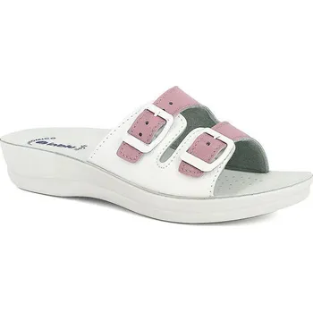 Dámské pantofle Inblu VR 62 23 dámské pantofle bílo růžová Barva: Bílá, Velikost: 36