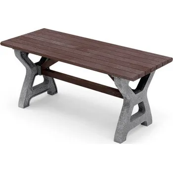 Pletivo Recyklátový stůl PIKNIK; 1700x730mm; hnědá + šedá