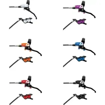 Brzda na kolo Hope Kotoučová brzda TECH4 E4 Black (pravá brzda) - Červená