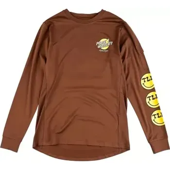 cyklistický dres Troy Lee Designs Ruckus dres s dlouhým rukávem, Chocolate - L