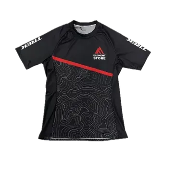 cyklistický dres Trek Dámský MTB dres s krátkým rukávem - Elementstore Černý - L