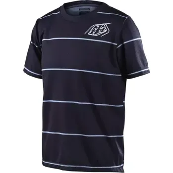 cyklistický dres Troy Lee Designs Dětský dres Flowline SS Jersey, Revert, black, youth - L