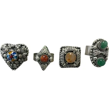 Prsten Prstýnek s kamínkem MIX Barvy ručníků: Srdce