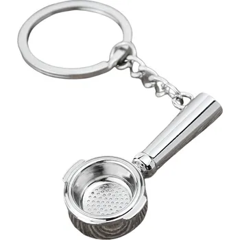 Coffea stříbrná páka přívěsek na klíče