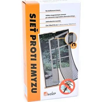 Síť proti hmyzu Síť proti hmyzu magnetická na dveře 2x50 x 210cm SKVĚLER