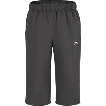 Pánské kraťasy Slazenger Three Quarter Length Tracksuit Bottoms Mens Charcoal M